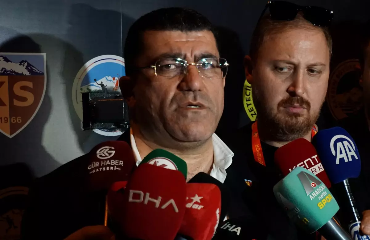 Kayserispor Başkanı Açıkalın'dan değerlendirme
