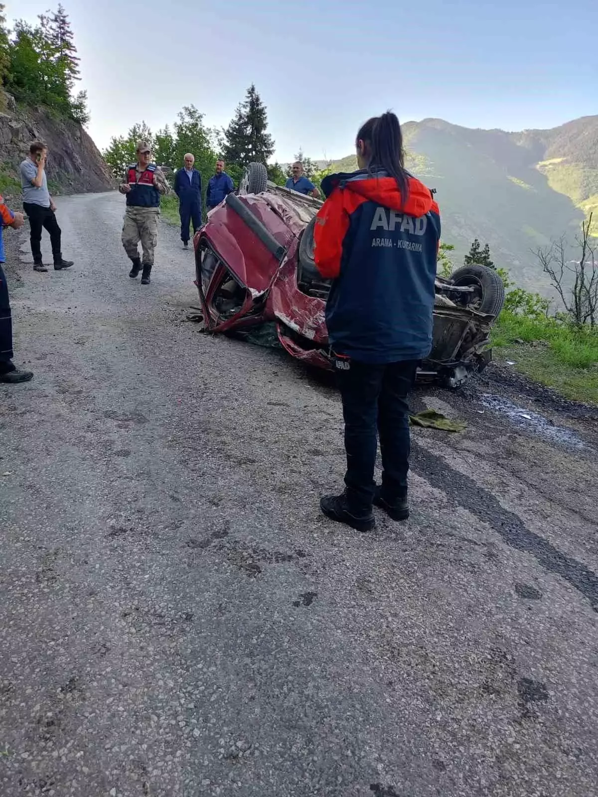 Gümüşhane'de Alkol Etkisiyle Kaza