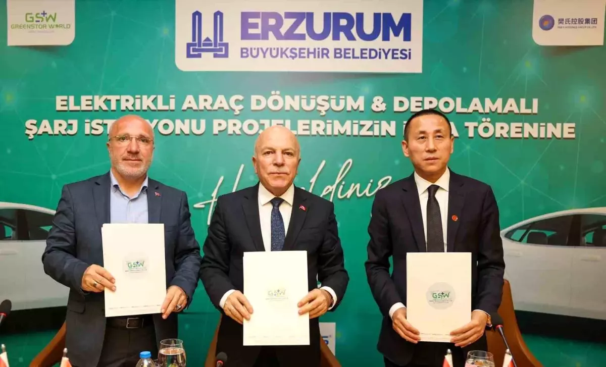 Erzurum'da Elektrikli Araç Dönüşümü ve Şarj İstasyonları Kuruluyor