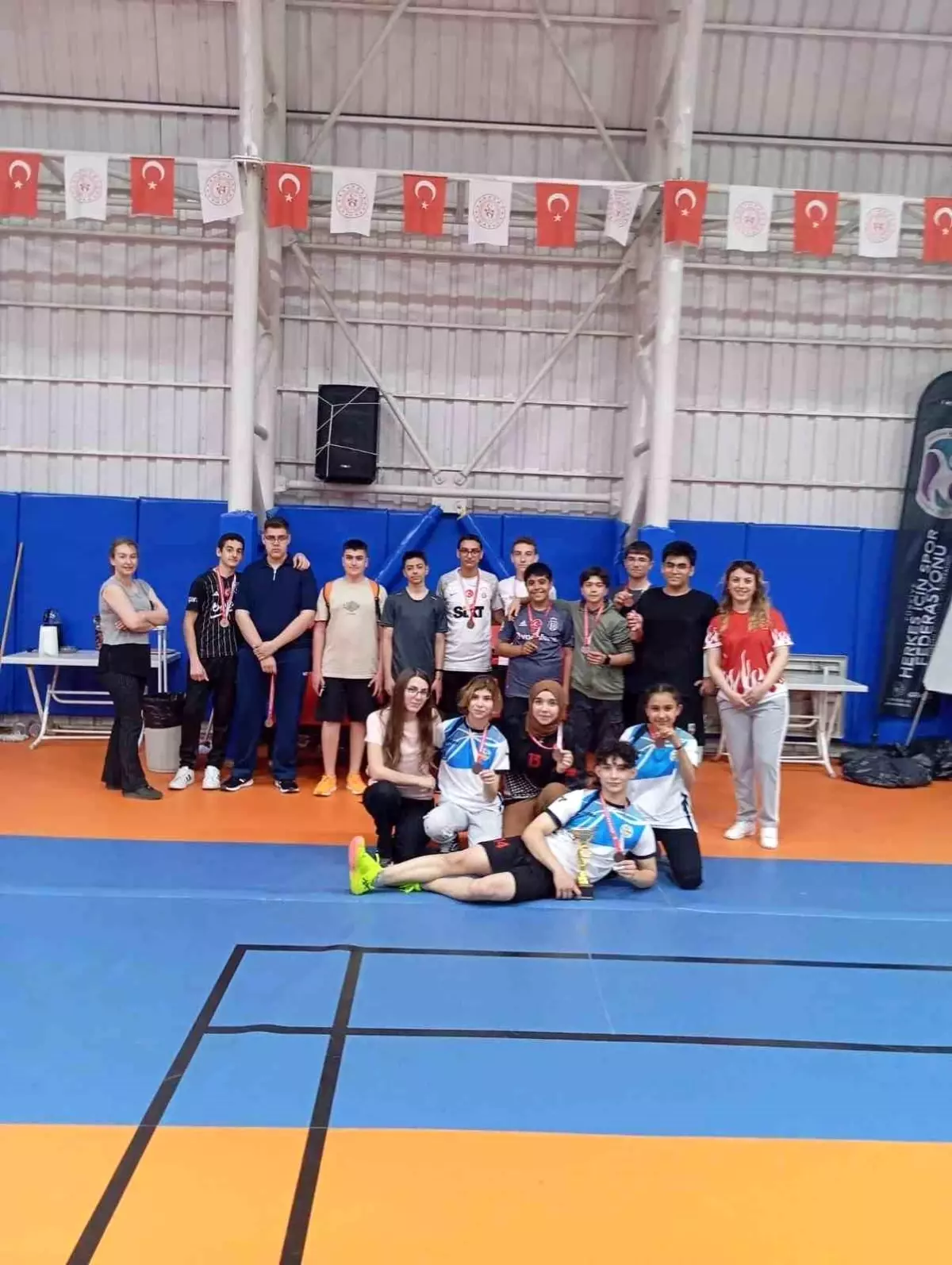ERVA Spor Okulları Badmintonda Şampiyon