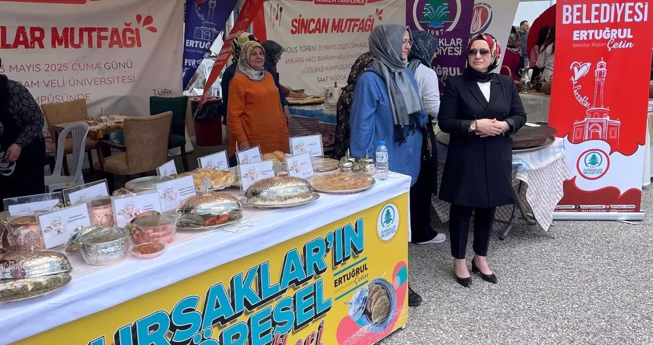 Pursaklar Belediyesi, Türk Mutfağı Haftası'nda Yöresel Lezzetleri Tanıttı