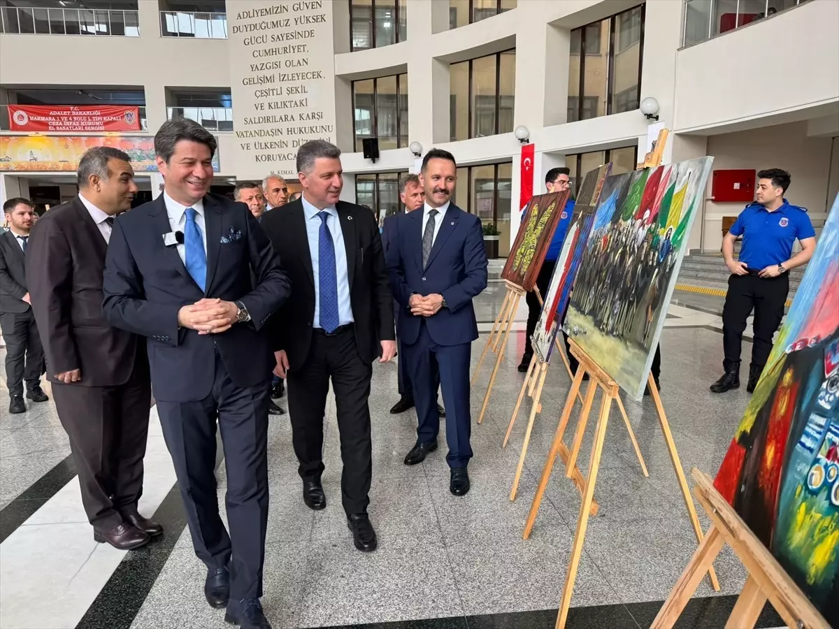 Marmara Cezaevinden Sanat Sergisi