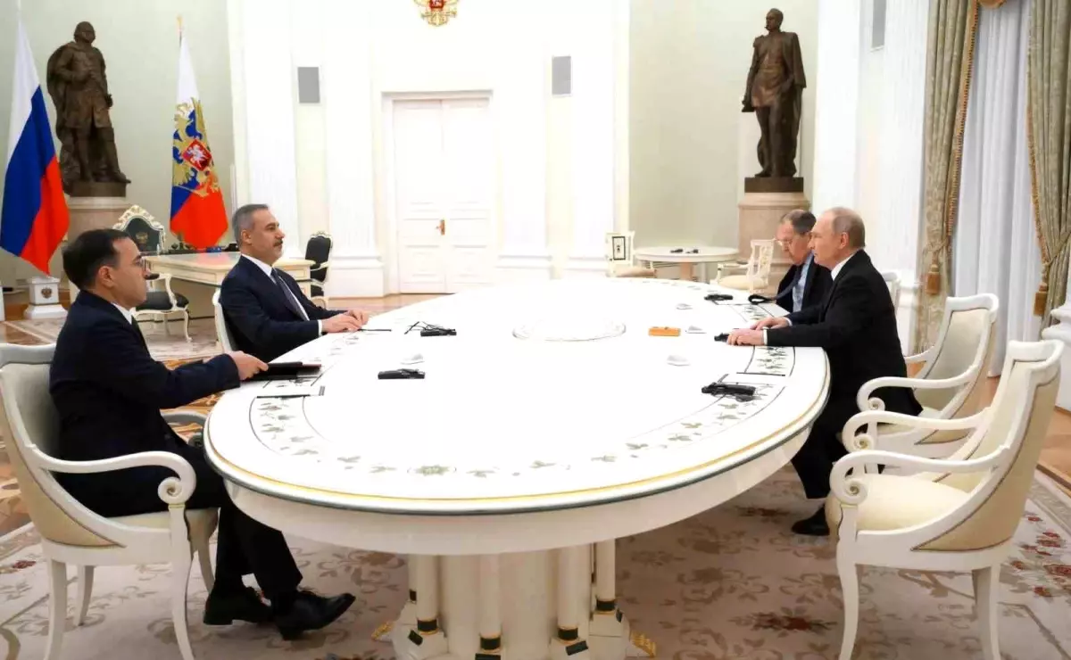 Fidan ve Putin Ukrayna Savaşını Ele Aldı