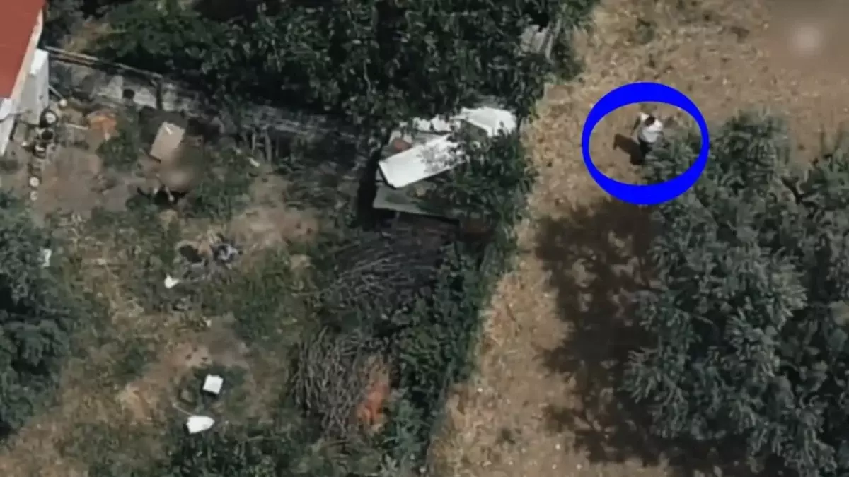 Bursa'da Hapis Cezalı Şüpheli Dronla Yakalandı
