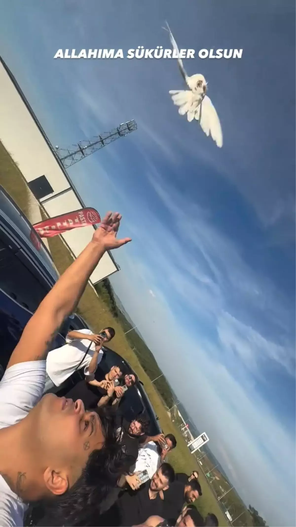 Rapçi Süleyman Burak Bodur tahliye edildi, ilk işi güvercin uçurmak oldu