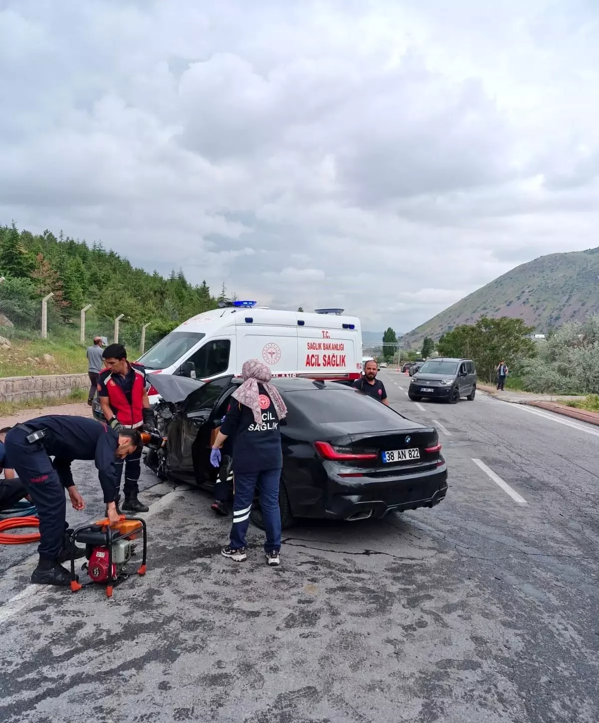 Kayseri'de Trafik Kazası: 1 Ölü, 2 Yaralı