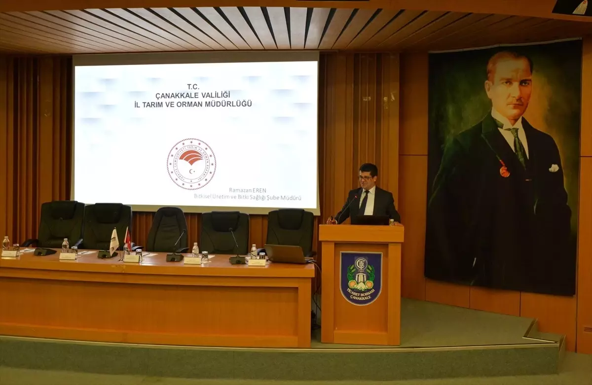 Çanakkale'de Hasat Toplantısı Gerçekleştirildi