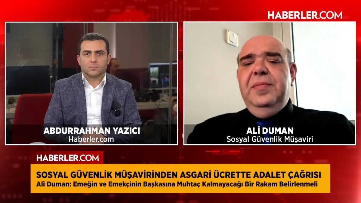 Ali Duman: Asgari ücretle geçinebiliyorum demek artık neredeyse mümkün değil
