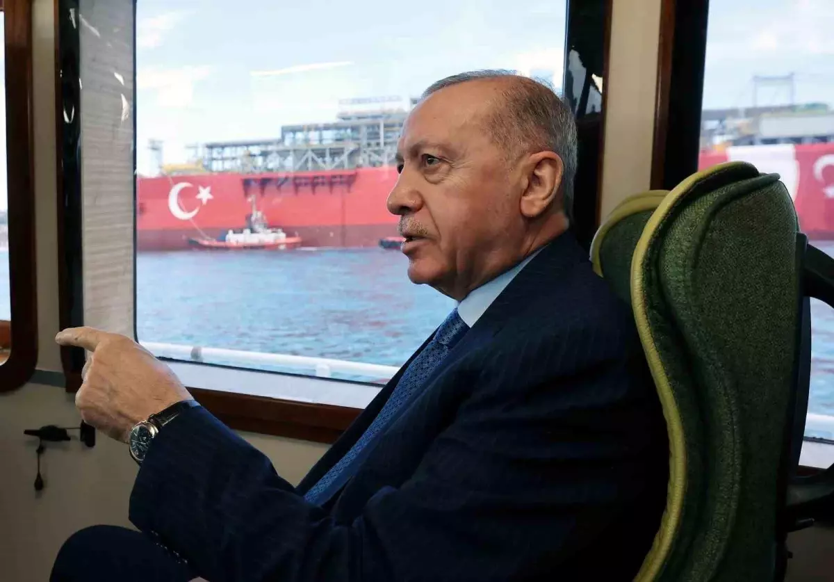 Cumhurbaşkanı Erdoğan 'Osman Gazi' platformunun kaptanı ile konuştu