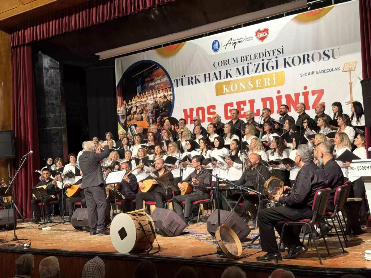 Çorum'da Türk Halk Müziği Konseri ile Unutulmaz Gece