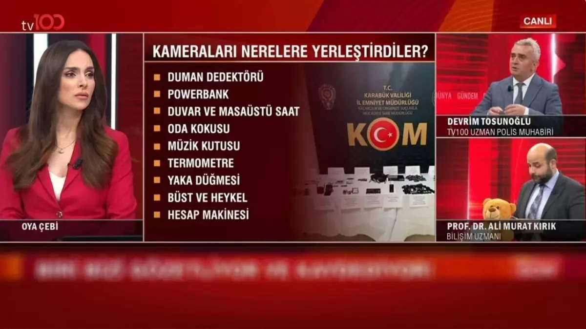Karabük'te Casus Kamera Skandalı: 55 Bin Gizli Görüntü Ele Geçirildi
