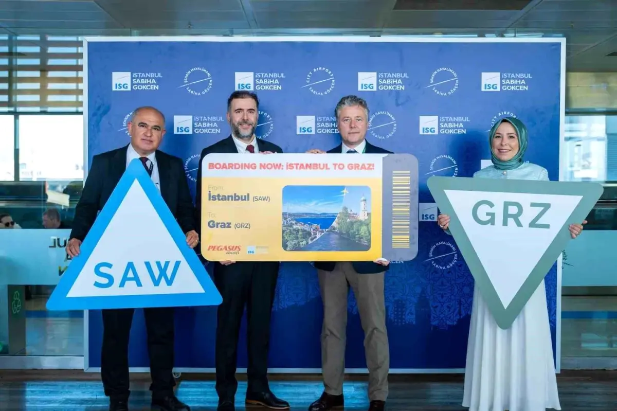 İstanbul'dan Graz'a Direkt Uçuşlar Başladı