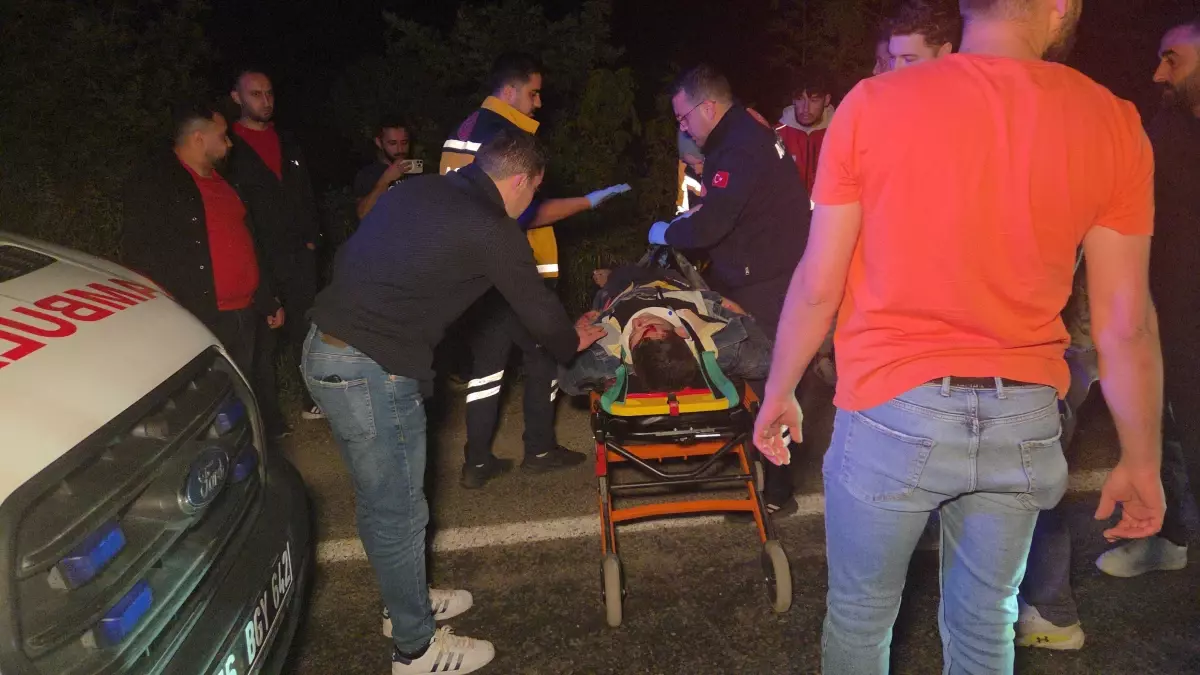 Ehliyetsiz Motosikletli Kaza Geçirdi