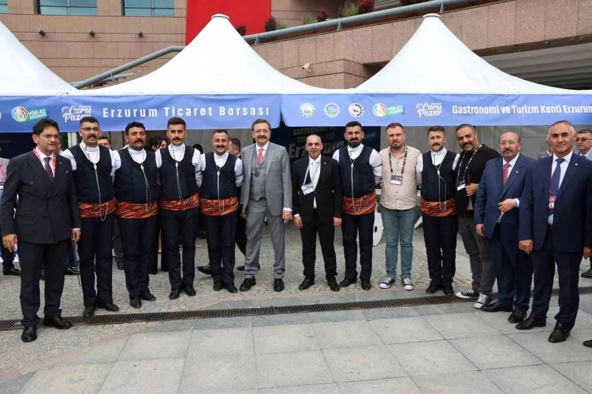Erzurum Ticaret Borsası TOBB Genel Kurulu'nda Yöresel Lezzetlerle Ön Planda