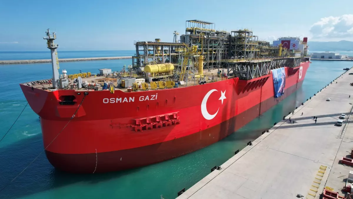 Türkiye'nin İlk Yüzer Gaz Platformu Zonguldak'ta