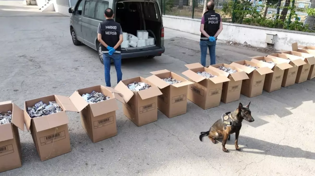 Mersin'de Dronla Uyuşturucu Operasyonu