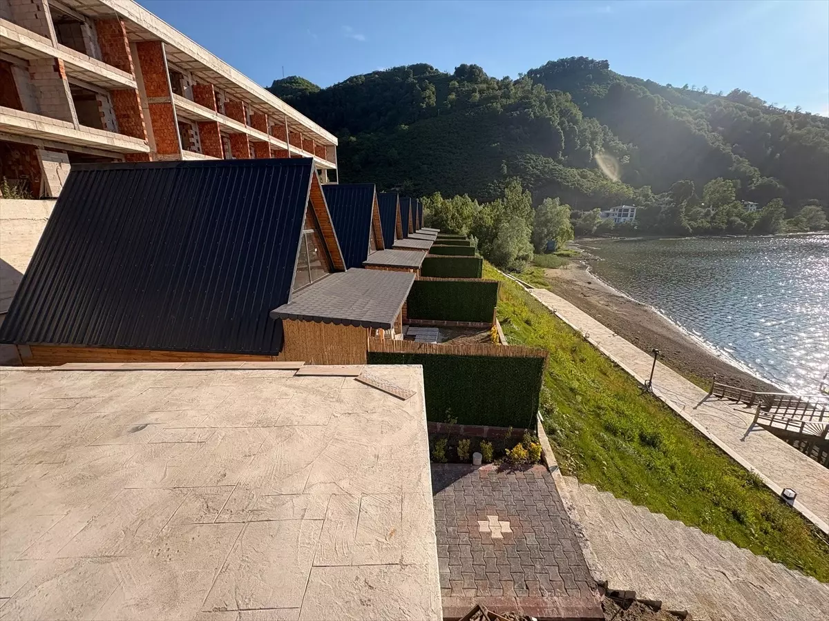 Ayvacık'ta Bungalov Projesi Tamamlanıyor