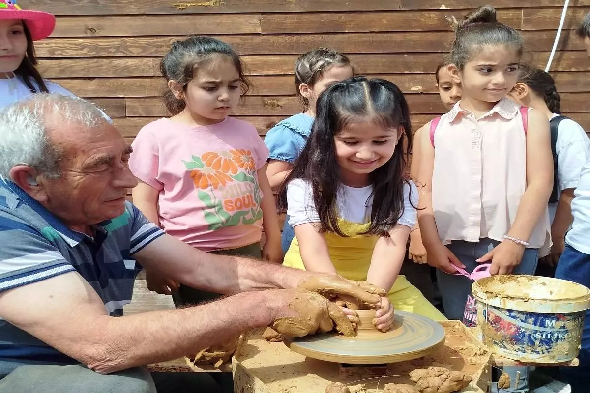Öğrenciler Ekoturizm Kampında Geleneksel Sanatlarla Buluştu