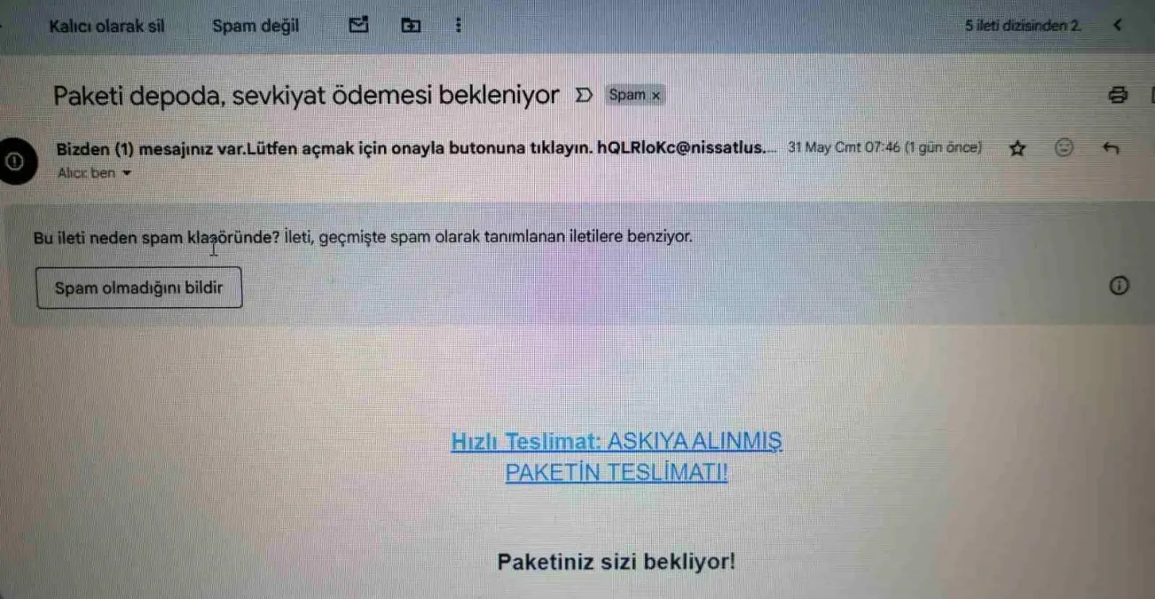 Dolandırıcılık Mailleri Artıyor