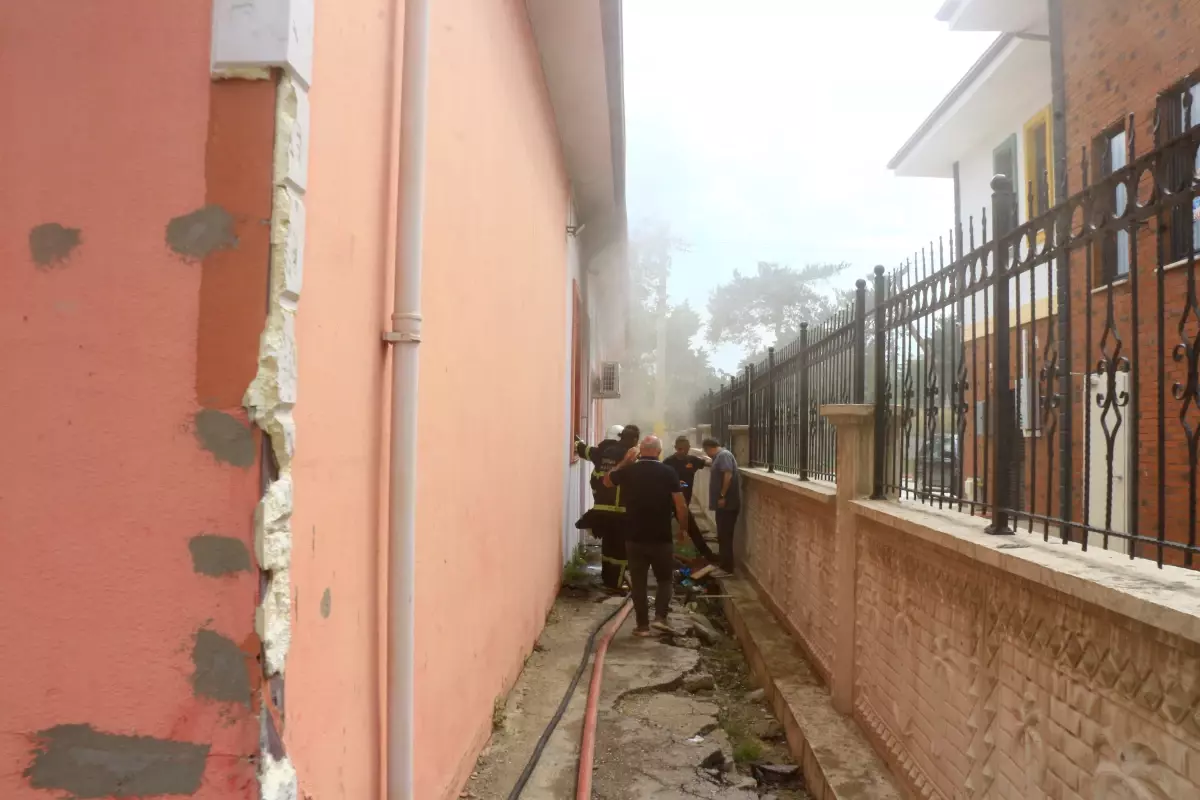 Tokat'ta Lisede Yangın