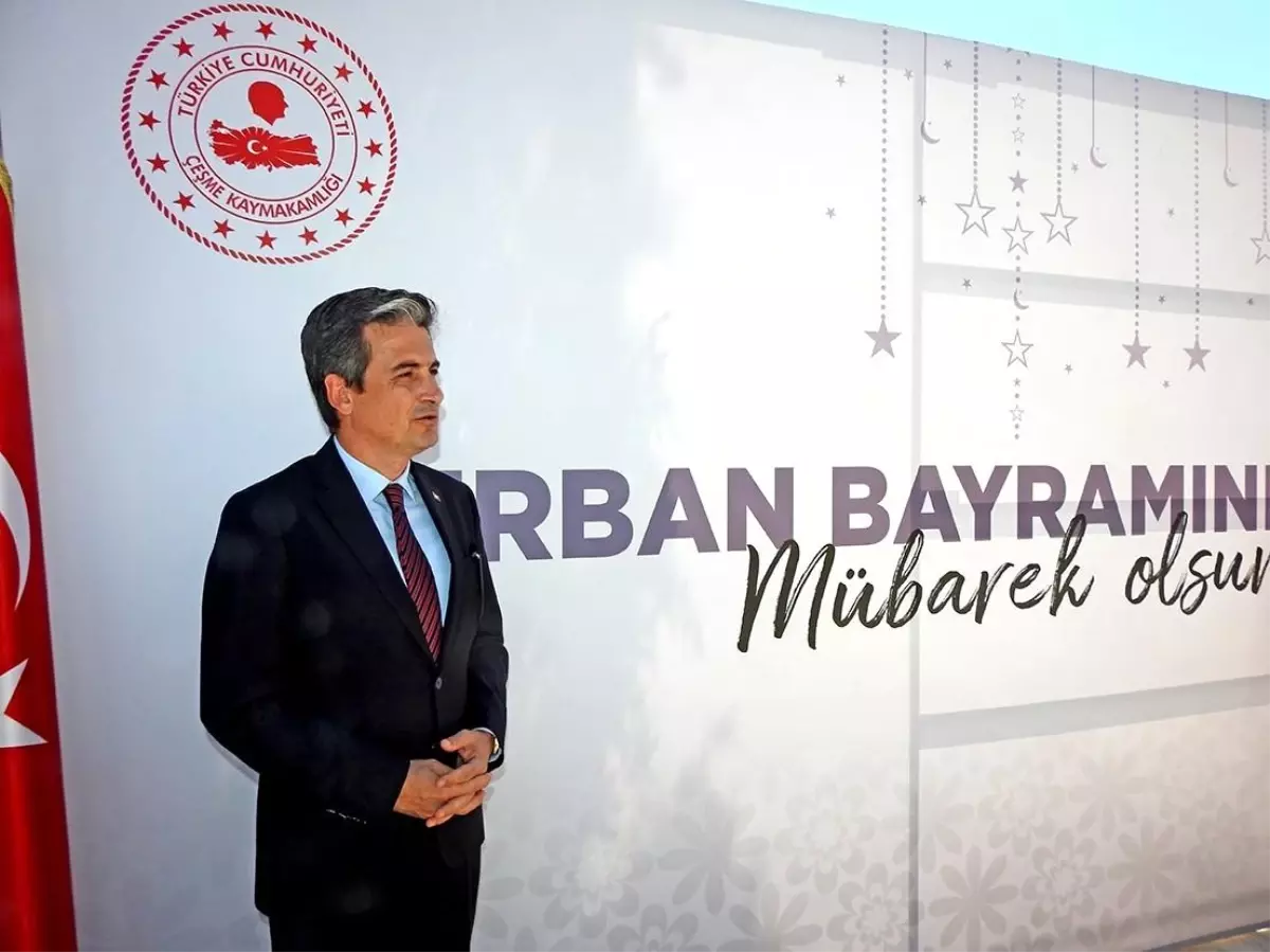 Çeşme'de Kurban Bayramı Töreni Gerçekleşti