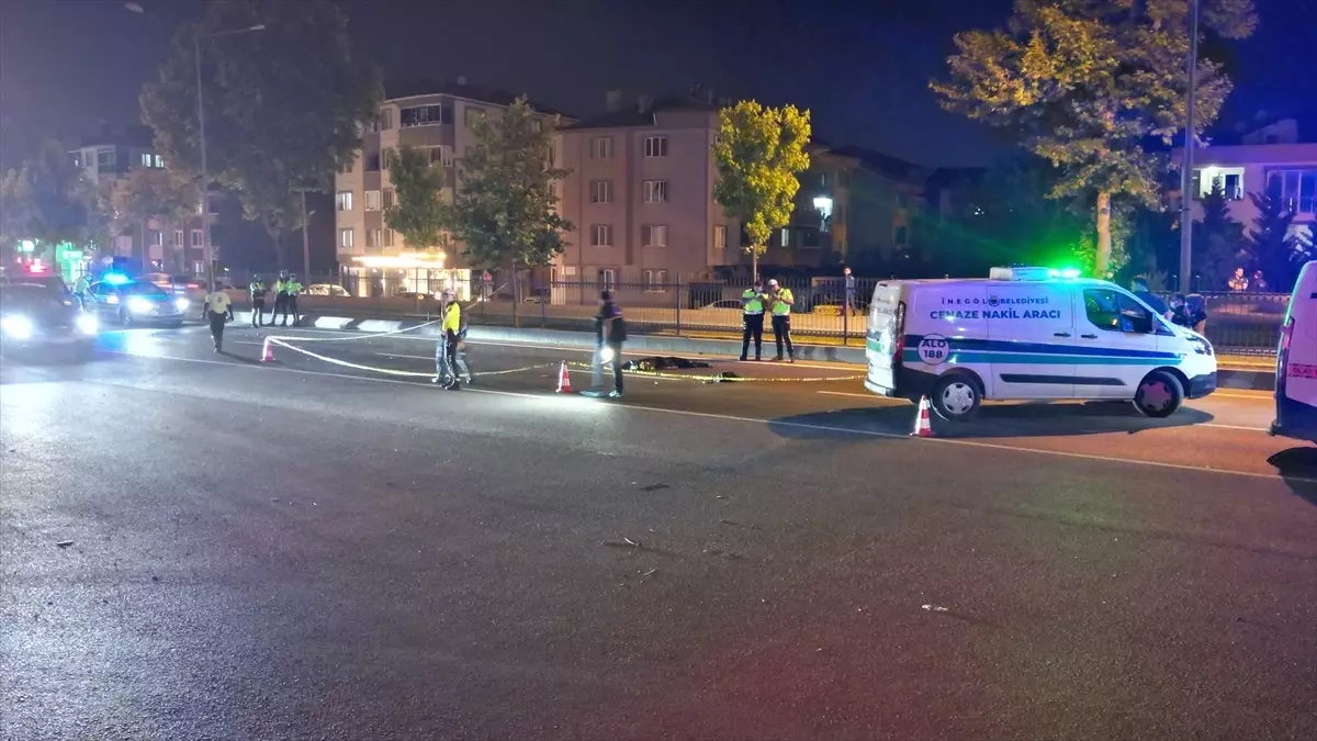 İnegöl'de Ehliyetsiz Sürücü Yaya Hayatını Kaybettirdi