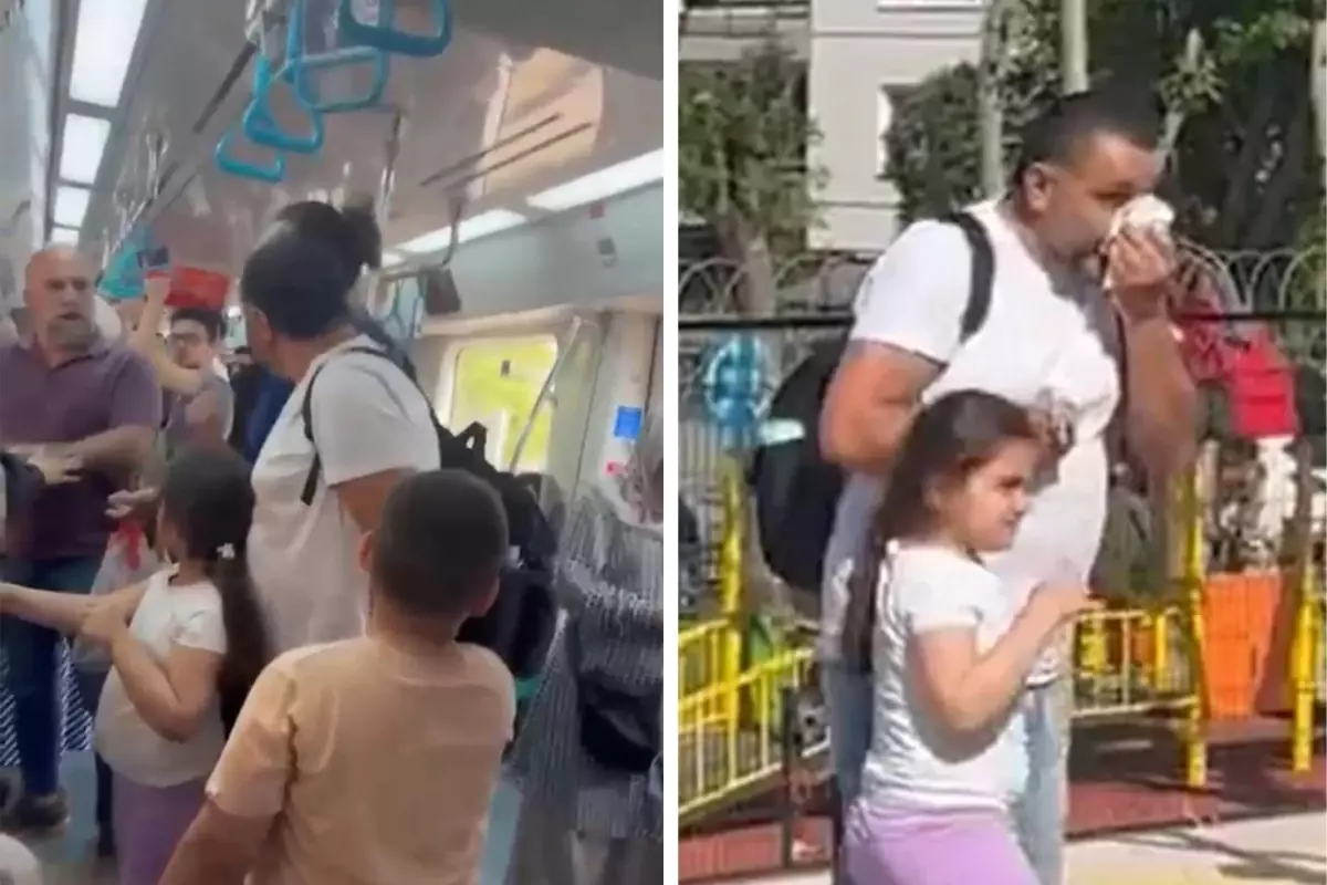 Marmaray'da çocukların yanında babaya yumruk atan kişiden özür: Ben inanın böyle bir insan değilim
