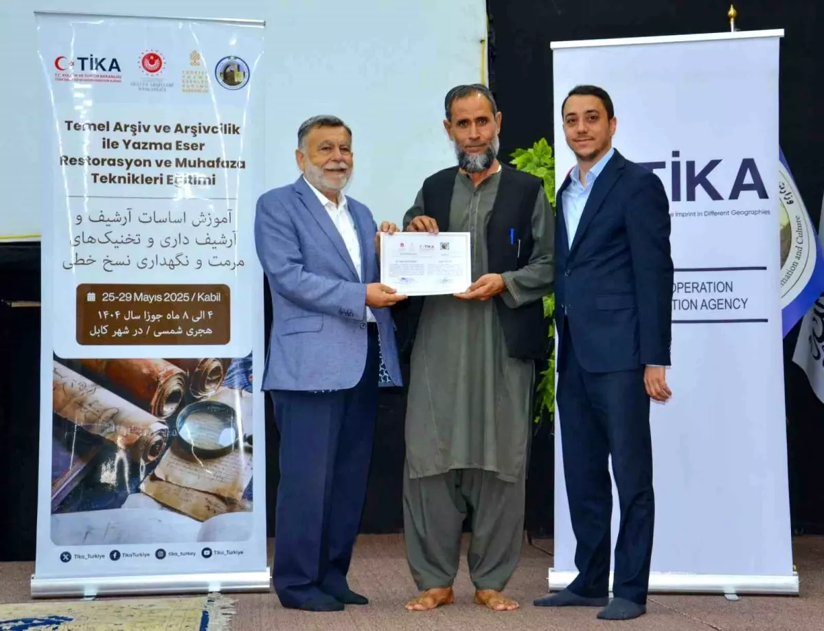 TİKA'nın Afganistan'da Arşiv Eğitimi