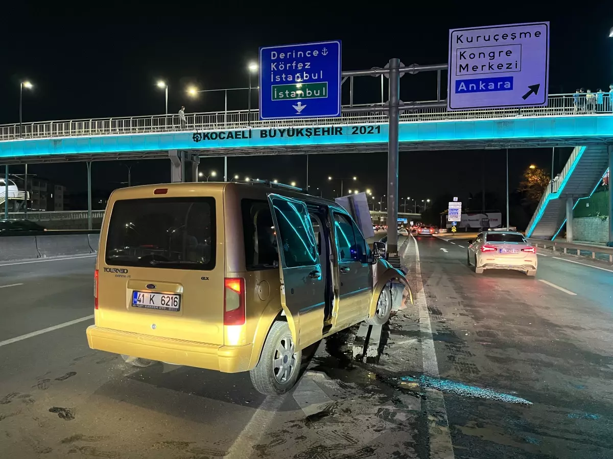 İzmit'te kaza: 2 yaralı