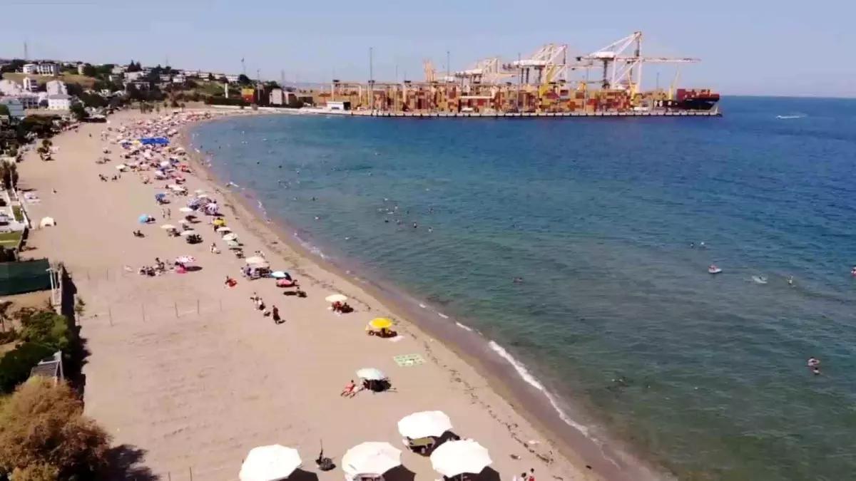 Kurban Bayramı'nda Süleymanpaşa Plajları Dolup Taştı
