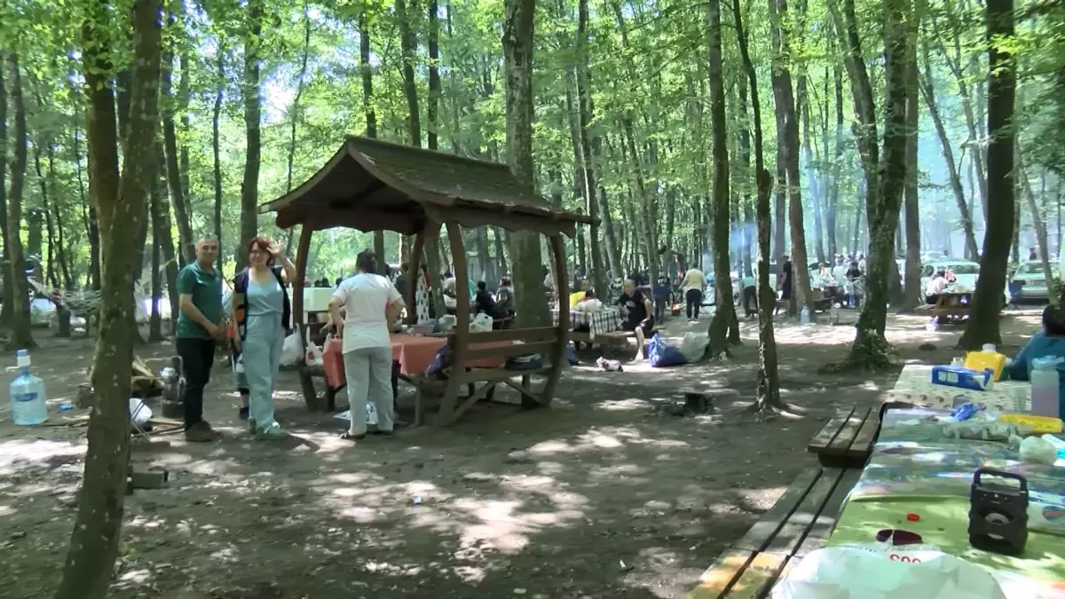 Belgrad Ormanı'nda Kurban Bayramı Keyfi