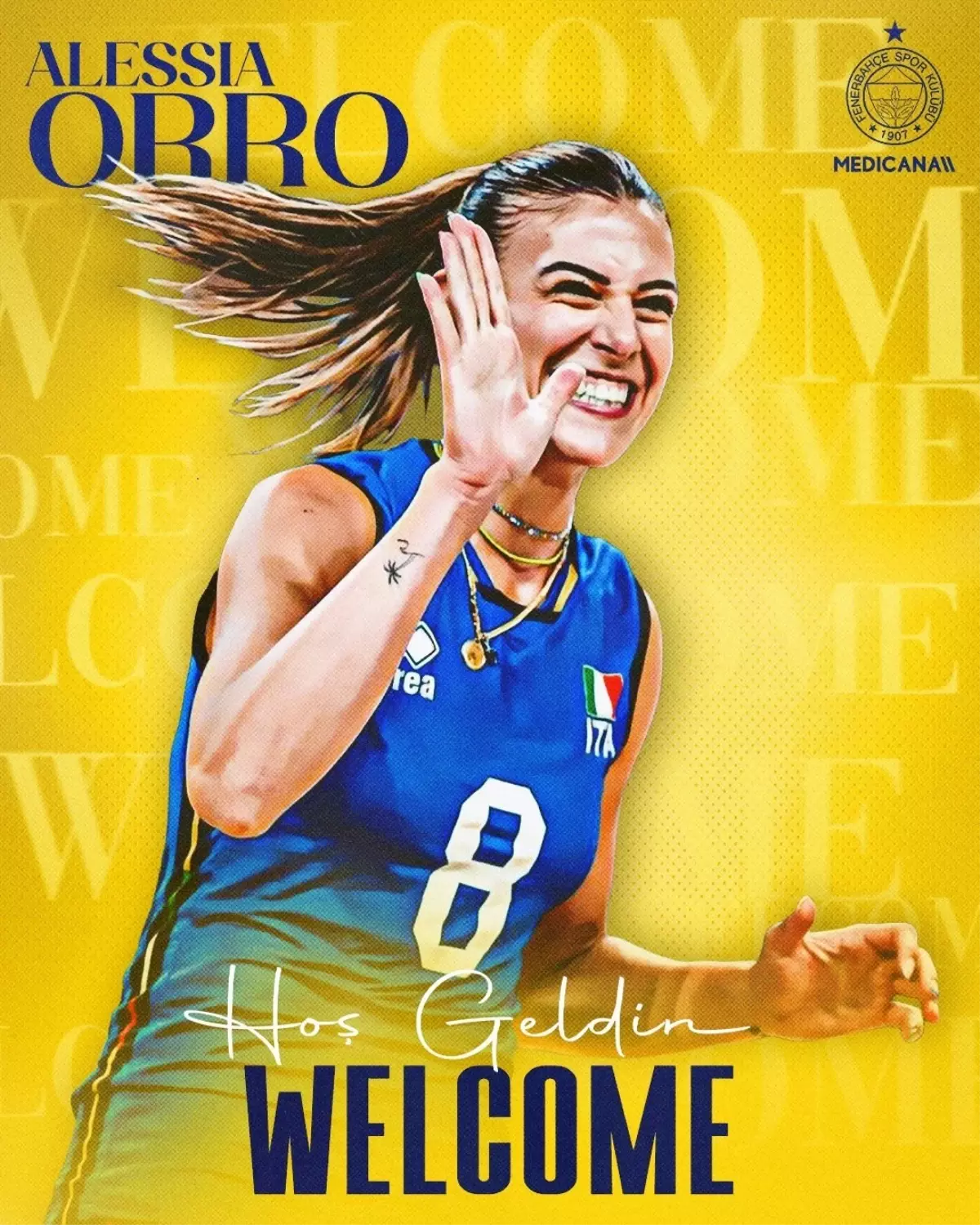 Fenerbahçe Medicana Alessia Orro'yu Transfer Etti