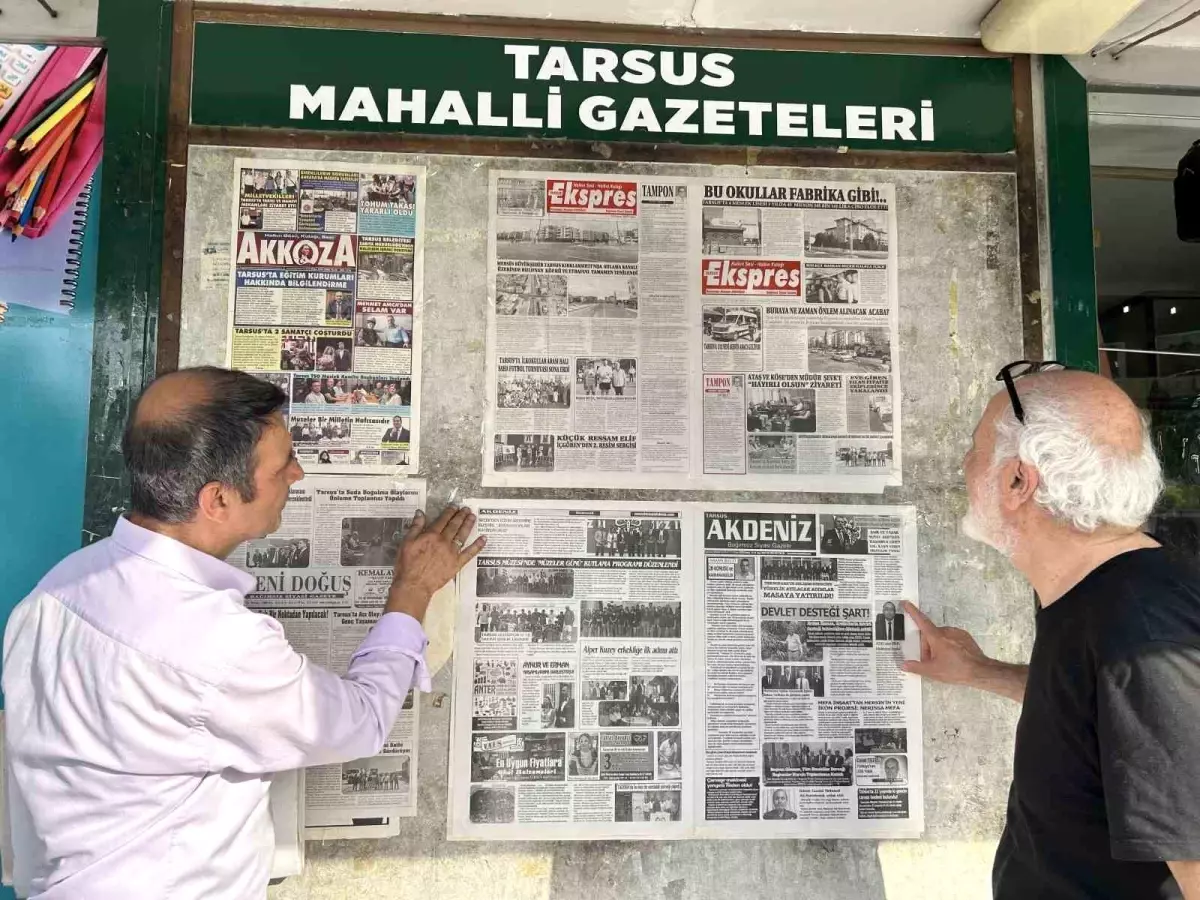 Tarsus'ta 48 Yıllık Duvar Gazetesi Geleneği