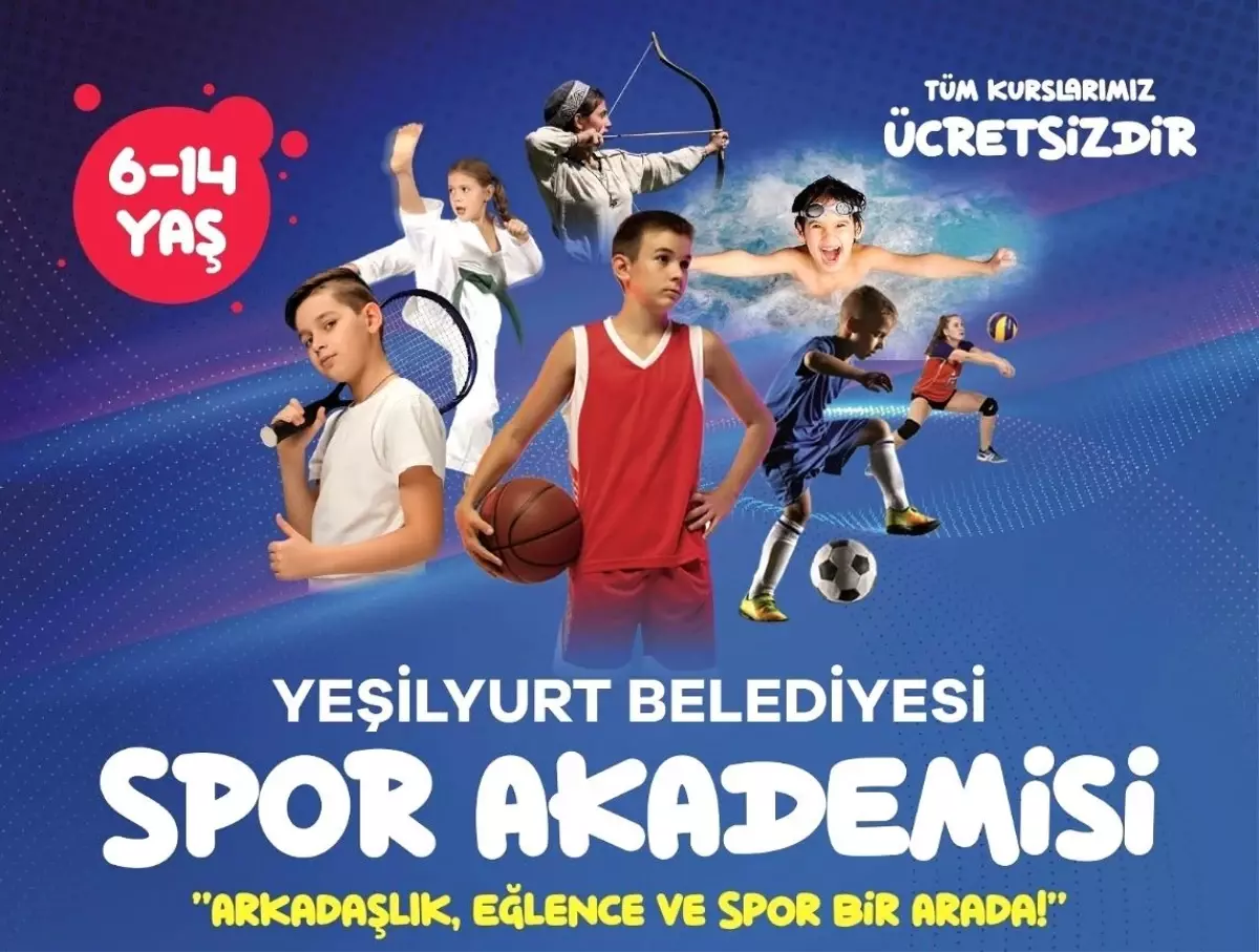 Yeşilyurt Belediyesi Ücretsiz Spor Akademisi Açıyor