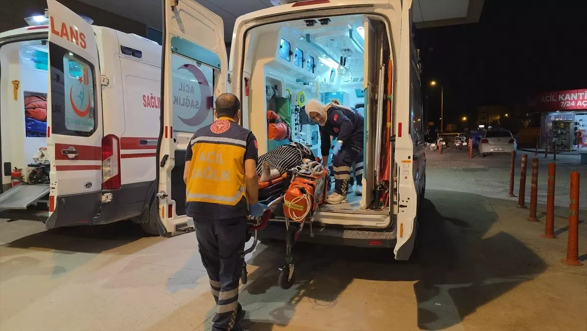 İnegöl'de Otobüs Çarpan Kadın Ağır Yaralandı