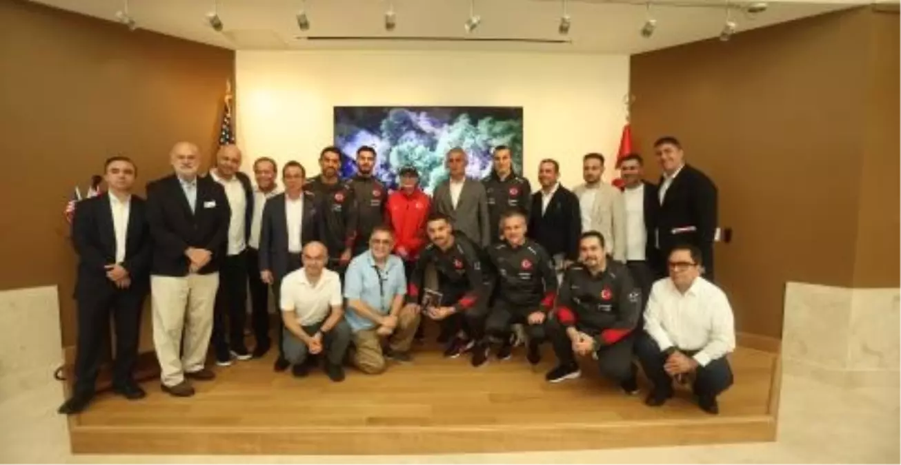 Aziz Sancar'a Sporcu Ziyareti