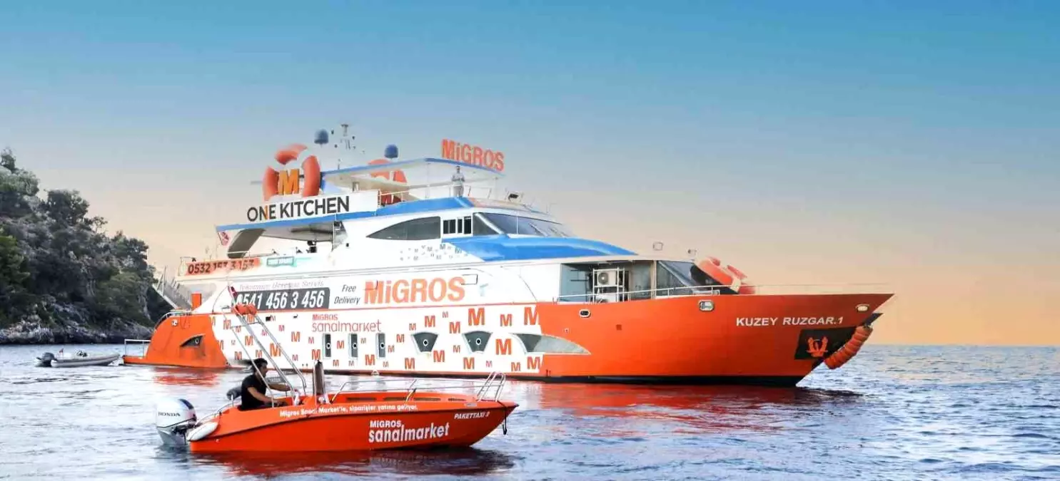 Migros, Göcek Koylarında Deniz Market ile Hizmete Başladı
