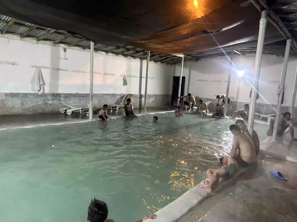 Diyadin Kaplıcaları Yazın Da Ziyaretçi Akınına Uğruyor