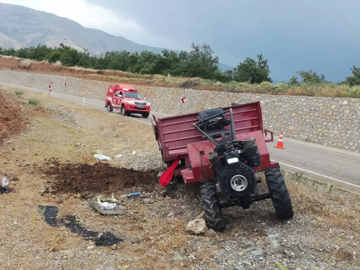 Malatya'da Tarım Aracı Devrildi: 1 Ölü