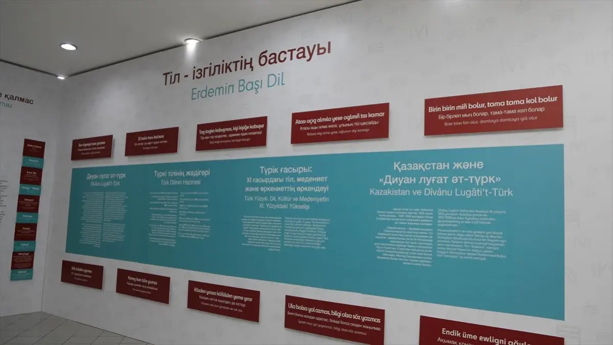 Türkistan'da 'Divanu Lugati't-Türk' Sergisi Açıldı