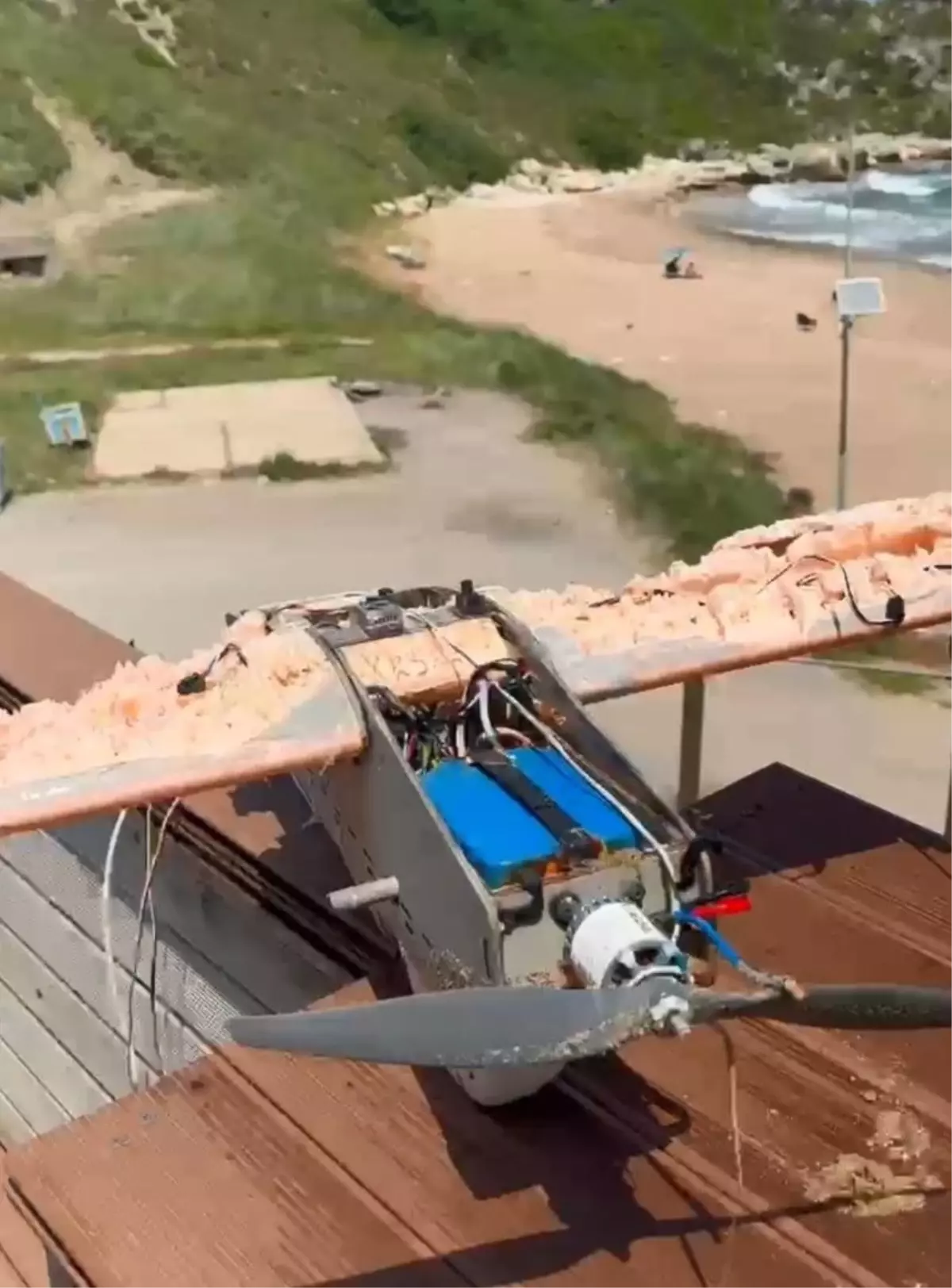 Şile Plajı'nda Kamikaze Dronu Bulundu