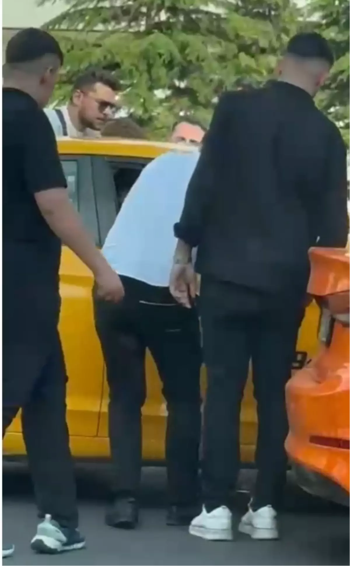 Ankara'da Sürücüden Taksiciye Yumruk