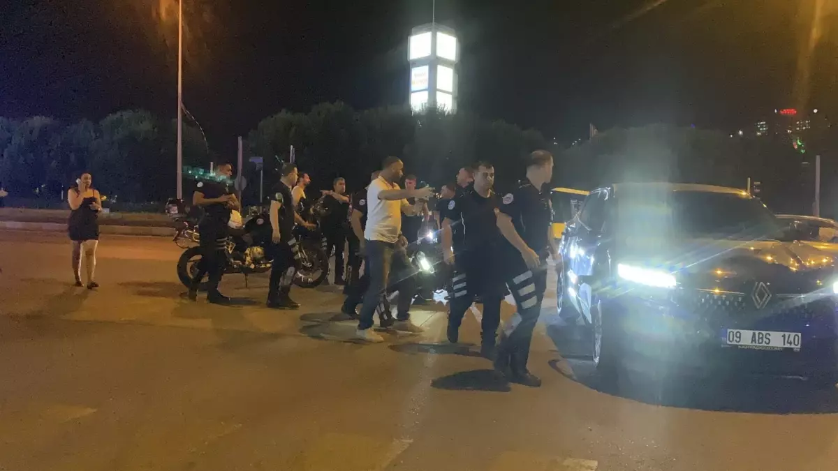 Aydın'da Motosikletli Polis Memurları Kaza Geçirdi