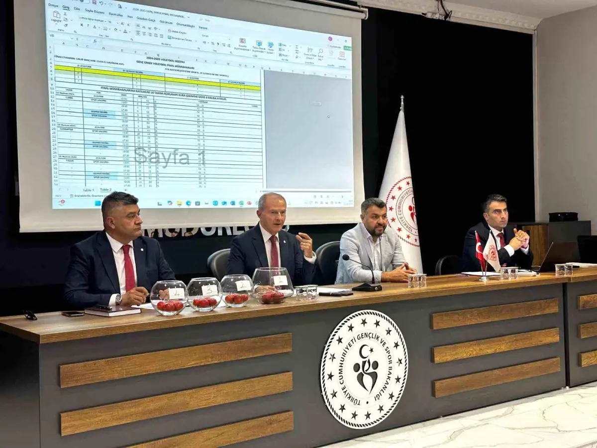 Voleybol Genç Erkekler Türkiye Finali Toplantısı Yapıldı