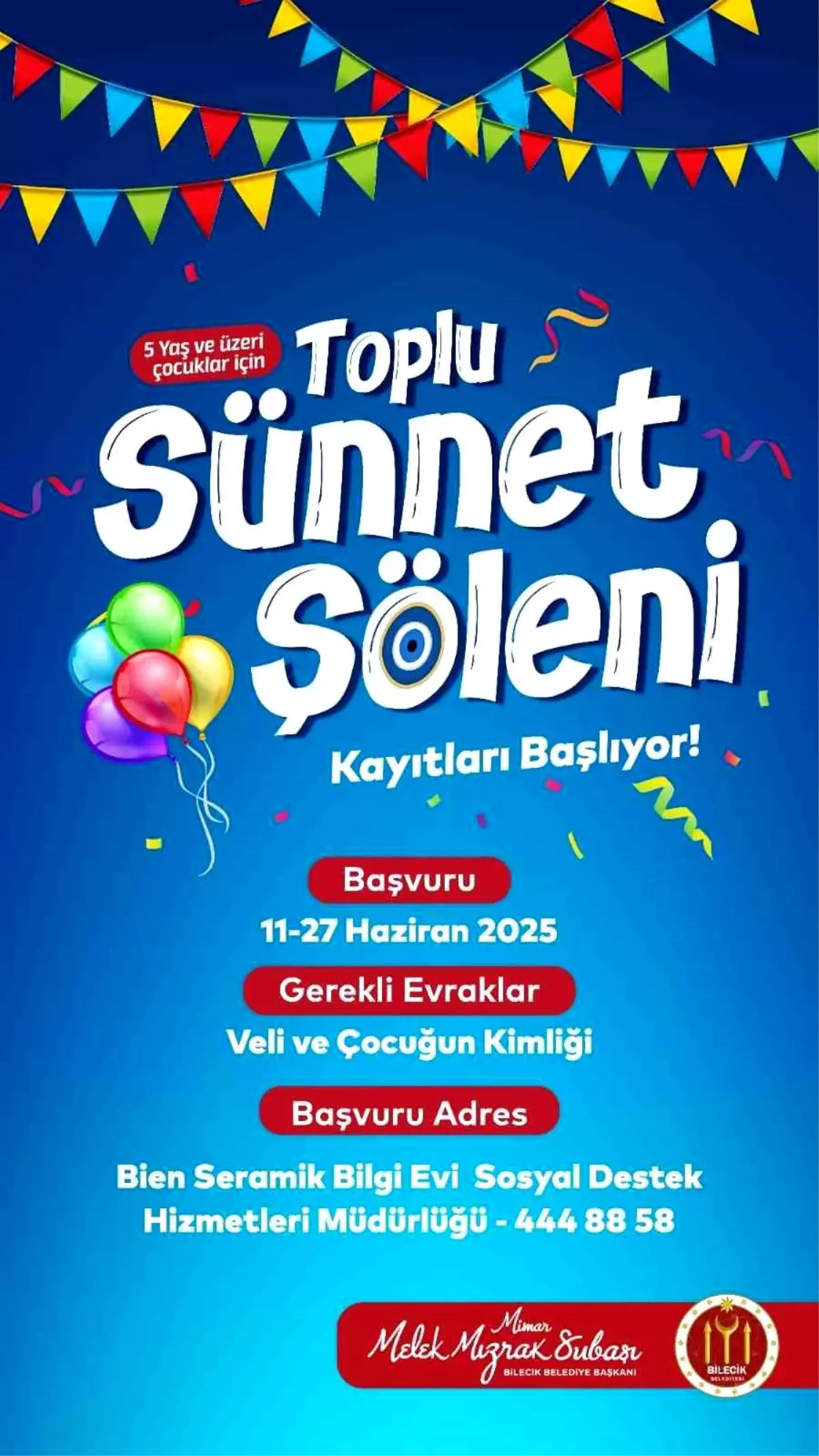 Bilecik'te Geleneksel Sünnet Şöleni İçin Kayıtlar Başladı