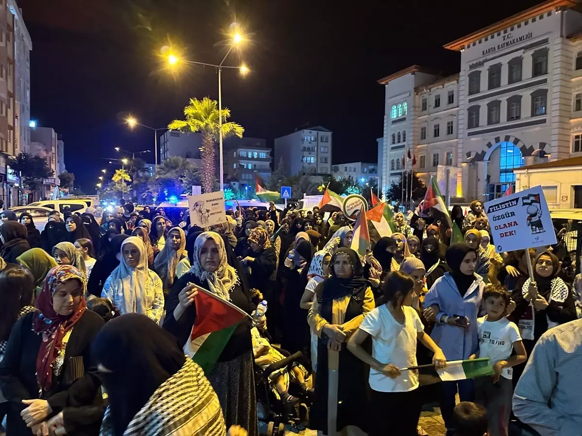 Adıyaman'da Küresel Gazze Yürüyüşü