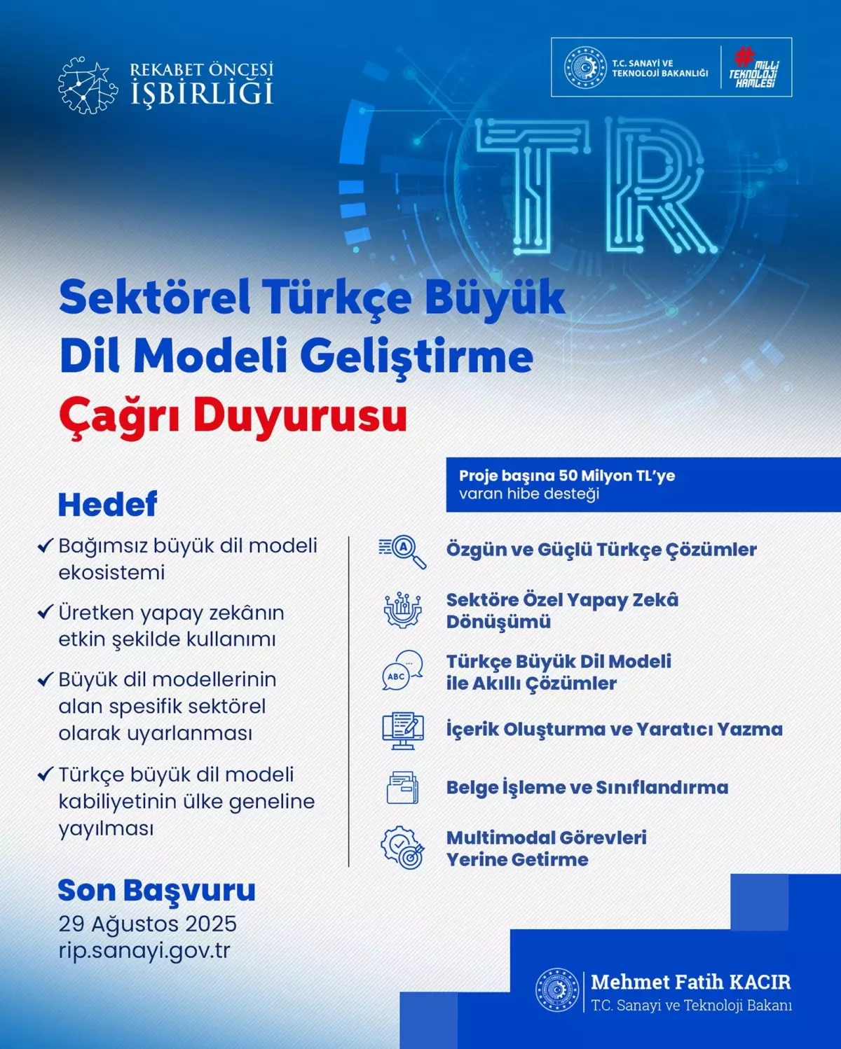 Türkçe Dil Modeli Projesi Başlatıldı