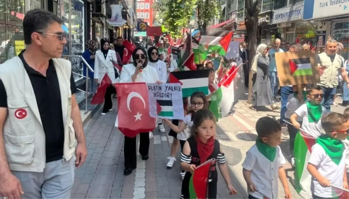 Tavşanlı'da Gazze'ye Destek Etkinliği