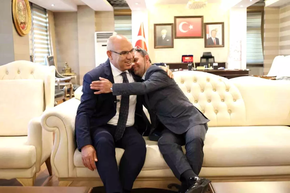 Vali Koç'tan Cemal Aksakboğa'ya Sıcak Karşılama