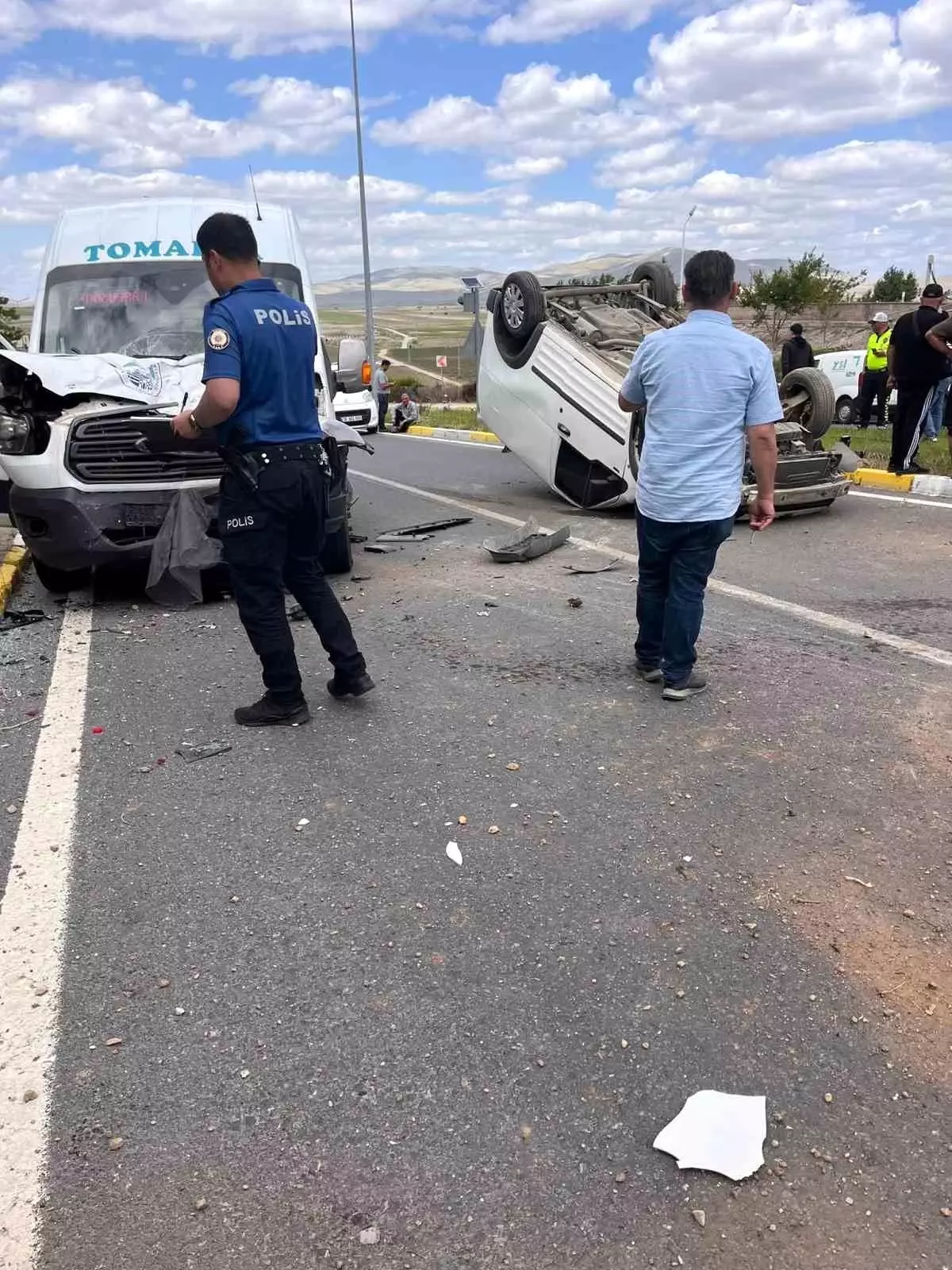 Kayseri'de Trafik Kazası: 1 Yaralı